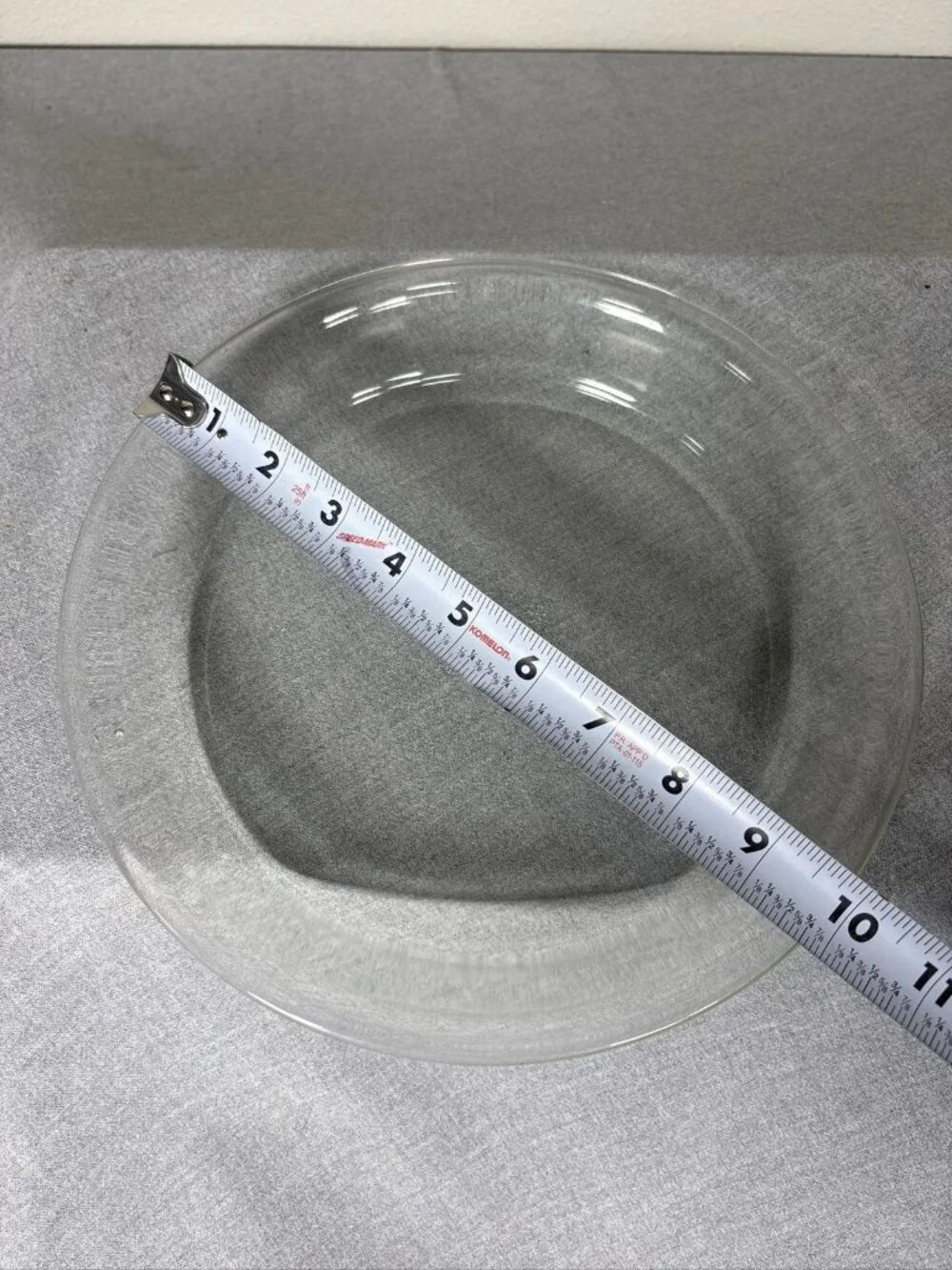 Pyrex 209 Clear Glass Pie Plate Baking Dish 9 Inch USA Ovenware